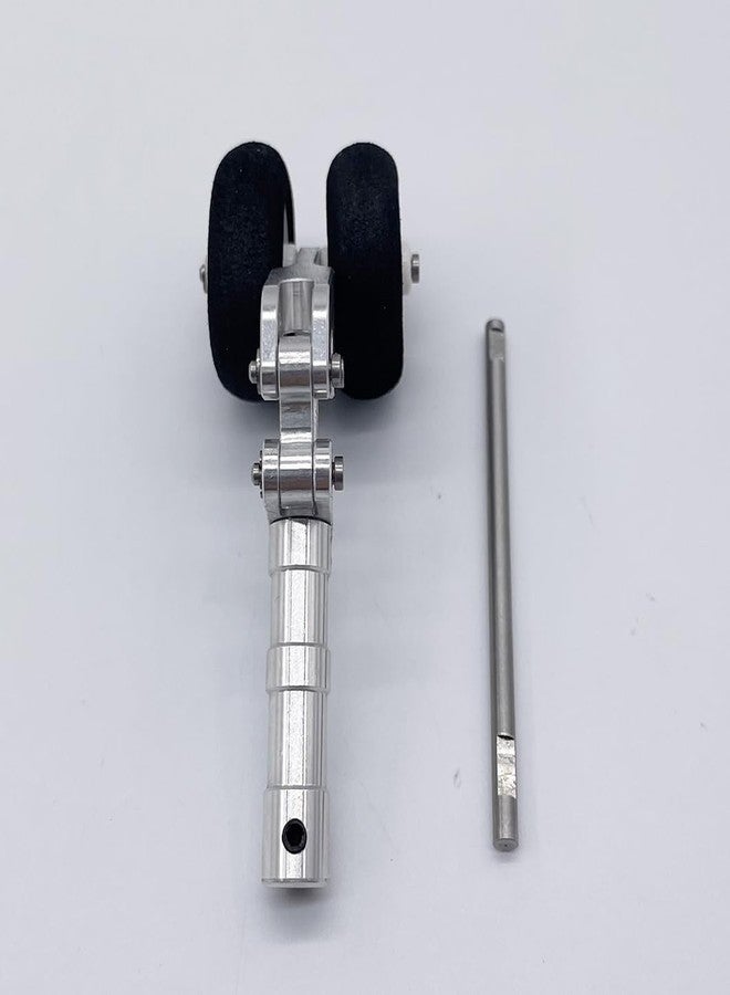 XFLY-MODEL CNC Shock-Absorbing Metal Nose Landing Gear with Dual Wheels - Image 4